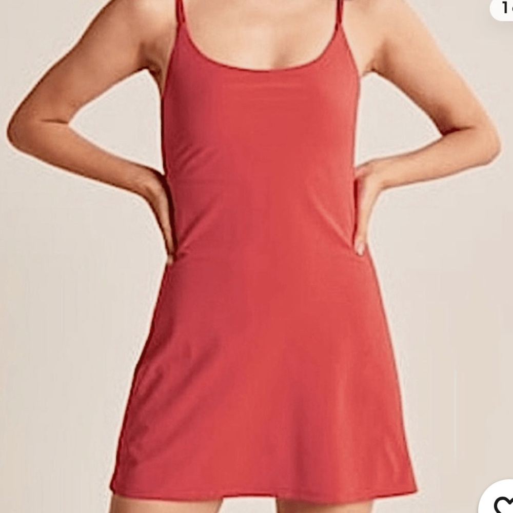 Abercrombie & Fitch Red Traveler Athletic Mini Dress